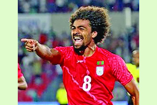 হামজা-সামিত জাদুতেও পারল না বাংলাদেশ