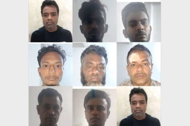 হাতিরঝিলে বিশেষ অভিযানে গ্রেফতার ৯