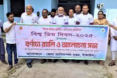 টাঙ্গাইলে নানা আয়োজনে বিশ্ব ডিম দিবস উদযাপন