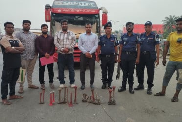 নারায়ণগঞ্জে শব্দ দূষণকারী ৫ যানবাহনকে জরিমানা