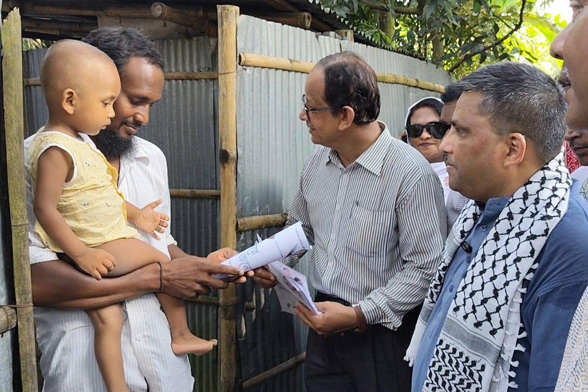 পঞ্চগড়ে ‌‘ঘরে ঘরে জনে জনে’ কর্মসূচি নিয়ে নওশাদ জমির