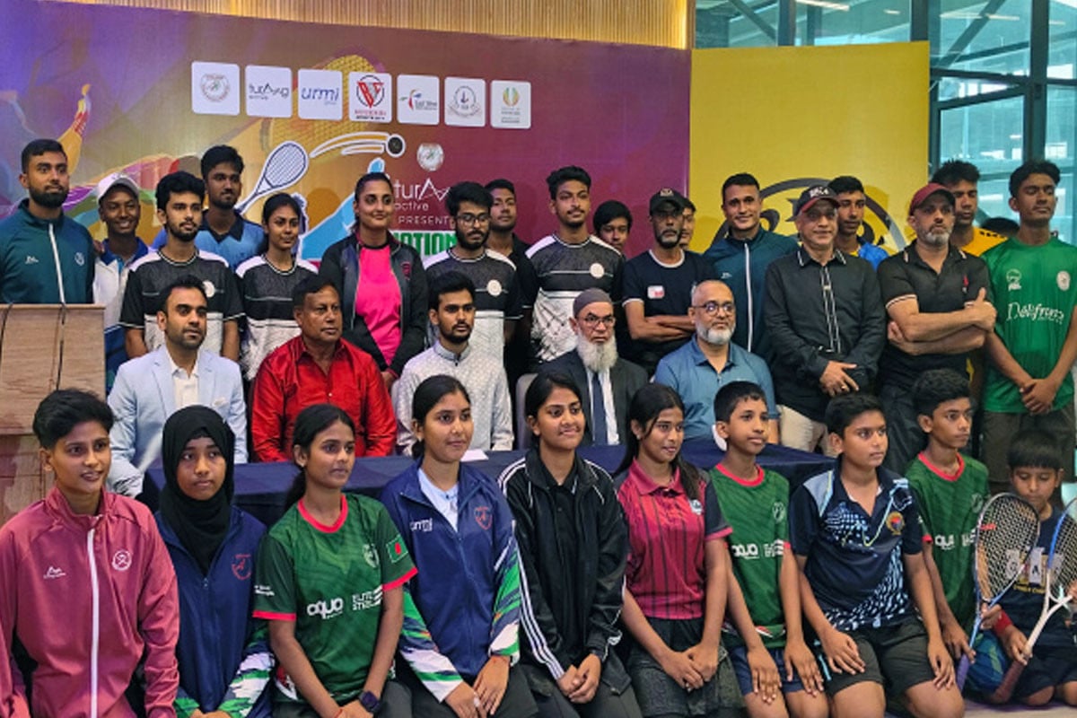 বসুন্ধরা স্পোর্টস সিটিতে ‘জাতীয় স্কোয়াশ চ্যাম্পিয়নশিপ’ শুরু