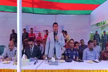 দুর্যোগ প্রশমন দিবসে নারায়ণগঞ্জে ফায়ার সার্ভিসের সচেতনতামূলক মহড়া