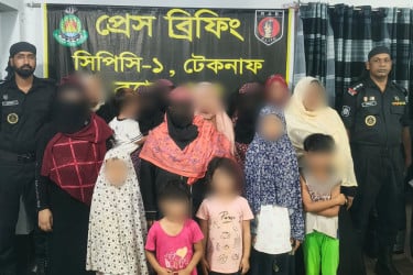 ক্যাম্পের বাইরে বসবাসের অপরাধে ২৮ রোহিঙ্গা শরণার্থী আটক