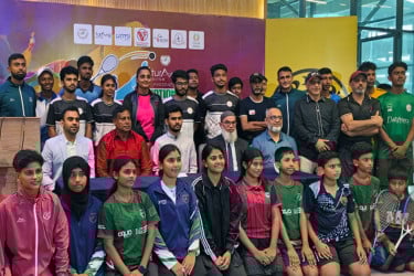 বসুন্ধরা স্পোর্টস সিটিতে ‘জাতীয় স্কোয়াশ চ্যাম্পিয়নশিপ’ শুরু