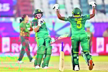 প্রোটিয়াদেরও বাগে পেয়ে পারল না বাংলাদেশ