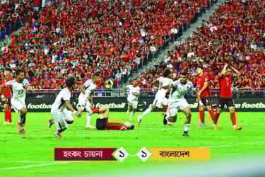রাকিবের গোলে ১ পয়েন্ট