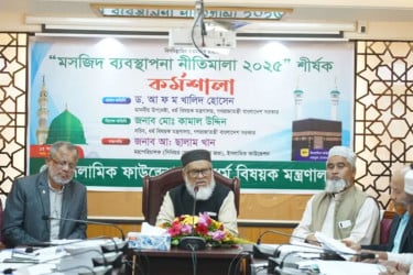 চলতি মাসেই মসজিদ ব্যবস্থাপনা নীতিমালার গেজেট : ধর্ম উপদেষ্টা