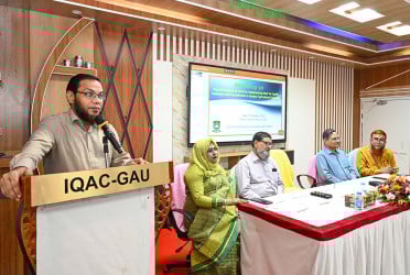 গাকৃবিতে শিক্ষার গুণগত মান নিশ্চিতকরণে প্রশিক্ষণ কর্মশালা