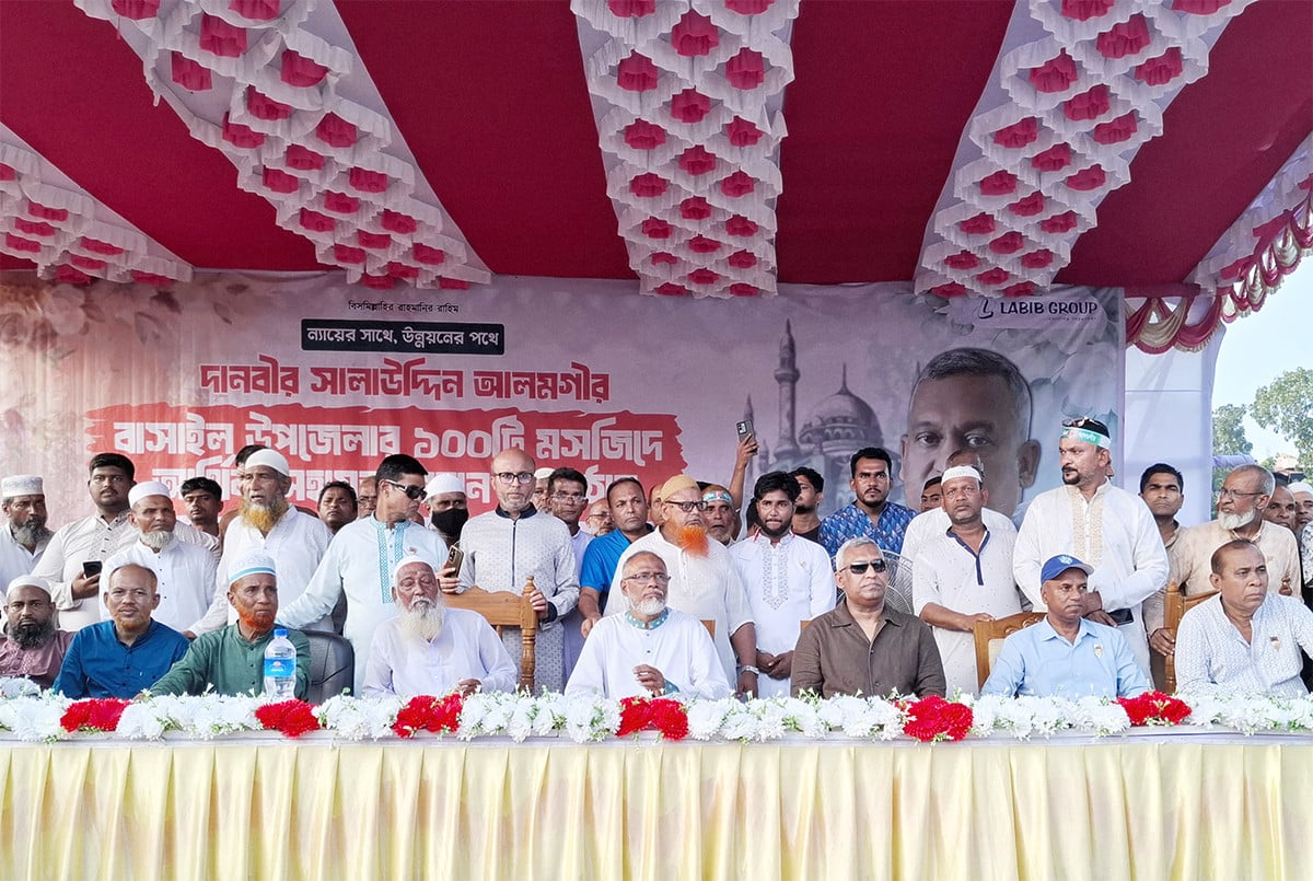 ধর্মীয় প্রতিষ্ঠানের উন্নয়নে সালাউদ্দিন আলমগীরের সহায়তা
