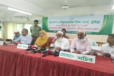এইচএসসিতে কুমিল্লা বোর্ডে পাসের হার ৪৮.৮৬