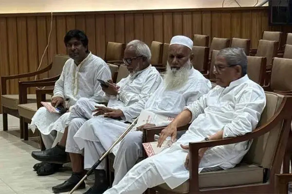 জুলাই সনদ স্বাক্ষর অনুষ্ঠানে মির্জা ফখরুল, সালাহউদ্দিন