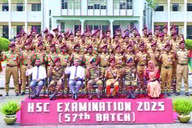 ক্যাডেটে পাস শতভাগ