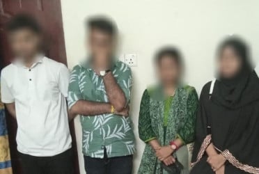 সিলেটে আবাসিক হোটেল থেকে চার তরুণ-তরুণী আটক