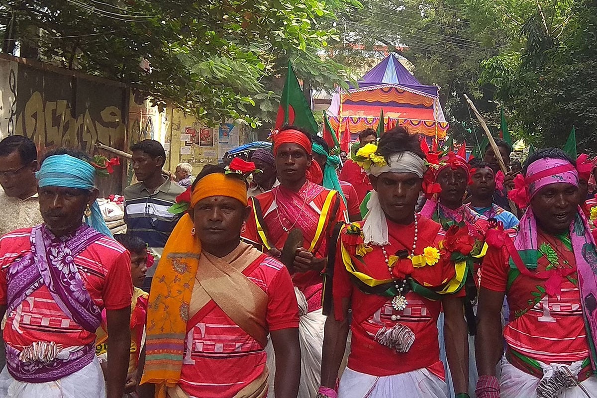 চাঁপাইনবাবগঞ্জে বর্ণাঢ্য আয়োজনে ইলা মিত্রের জন্মশতবার্ষিকী উদযাপন