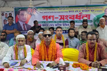 কারামুক্ত বিএনপি নেতাকে কুমিল্লায় সংবর্ধনা