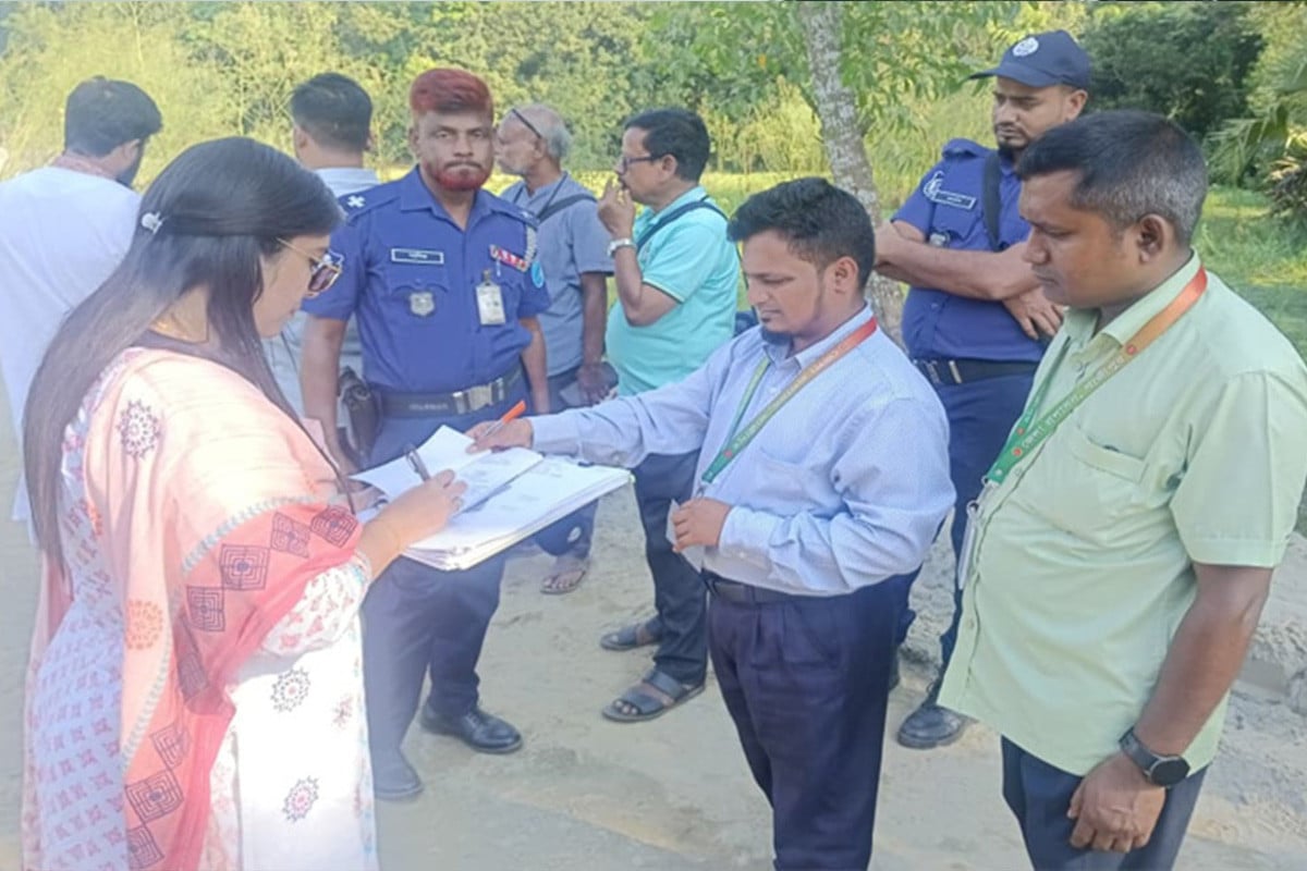 গাজীপুরের কৃষি জমিতে বালু ভরাট, সাড়ে ৩ লাখ টাকা জরিমানা
