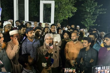 এমপিওভুক্ত শিক্ষকদের মাঠ না ছাড়ার আহ্বান সামান্তা শারমিনের