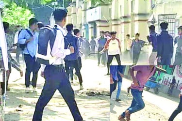কুমিল্লায় সংঘর্ষ অস্ত্রের মহড়া