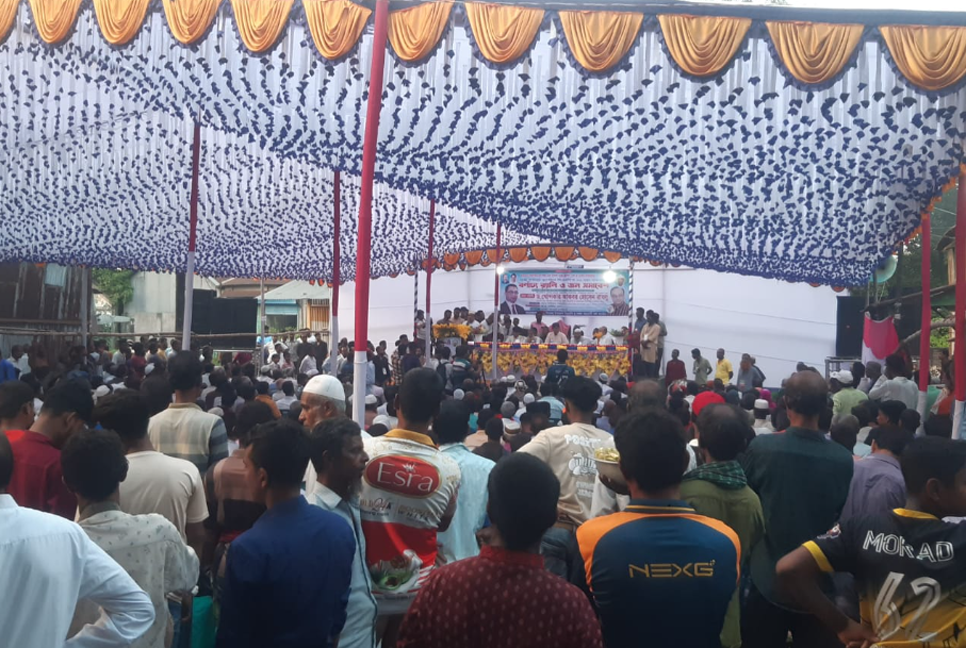 শিবালয়ে বিএনপির জনসমাবেশে ঐক্যের জোয়ার