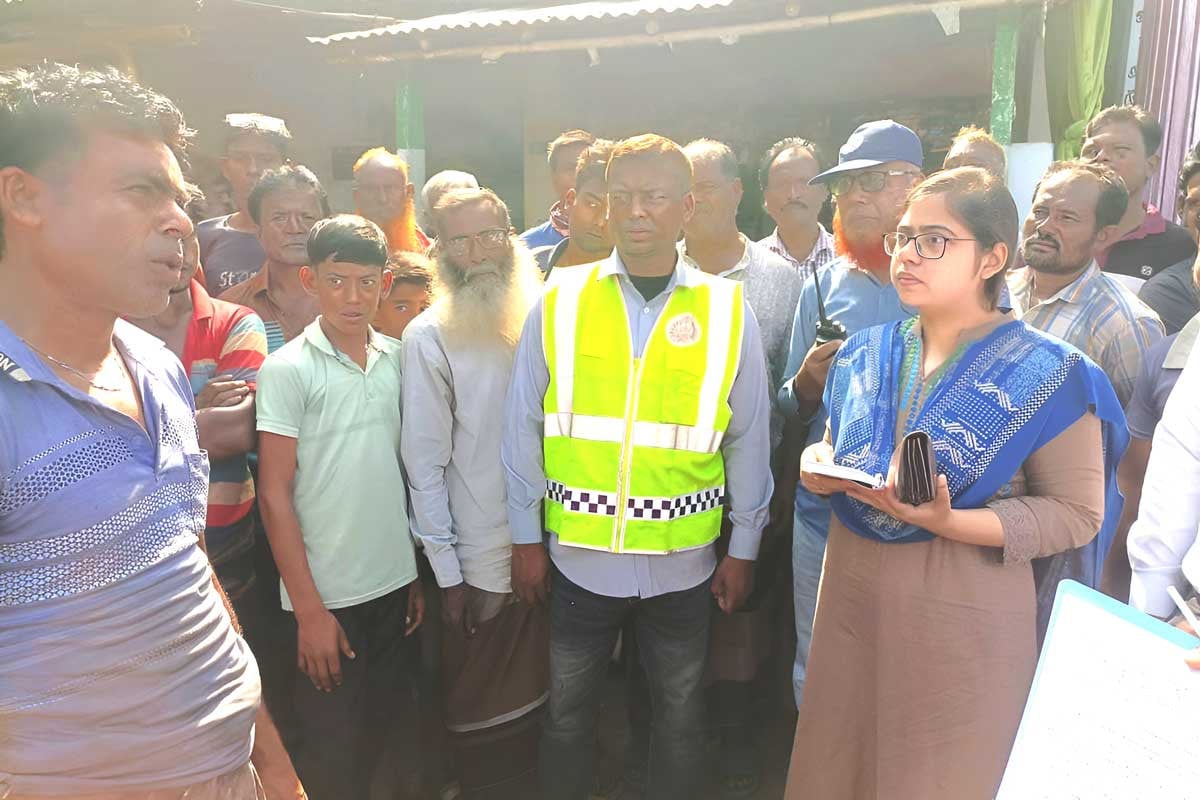 রোগাক্রান্ত গরুর মাংস বিক্রির দায়ে কসাইকে জরিমানা