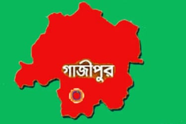 গাজীপুরে চলন্ত অ্যাম্বুলেন্সে আগুন