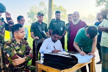 হবিগঞ্জে অবৈধভাবে বালু উত্তোলনের দায়ে ৭ জনের জেল-জরিমানা