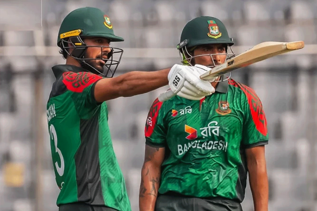 ওয়েস্ট ইন্ডিজকে বড় লক্ষ্য দিল বাংলাদেশ