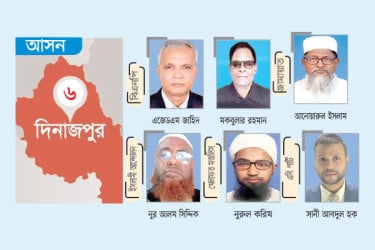 মাঠে বিএনপি জামায়াত ইসলামি দলের প্রার্থীরা