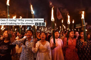 ভারতে কেন রাস্তায় নামছে না জেন জি প্রজন্ম?