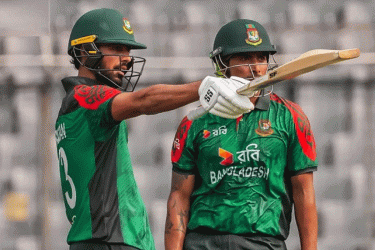 ওয়েস্ট ইন্ডিজকে বড় লক্ষ্য দিল বাংলাদেশ