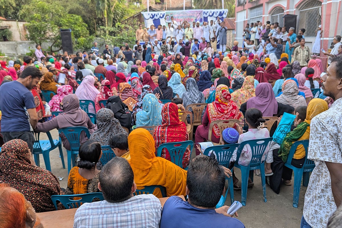 বিএনপির ৩১ দফা বাস্তবায়নে মোংলায় সমাবেশ