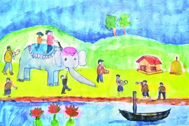 আঁকি বুকি