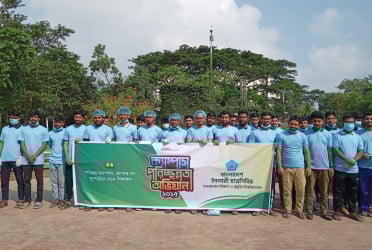 শাবি শিবিরের উদ্যোগে ক্যাম্পাসে দুই দিনব্যাপী পরিচ্ছন্নতা অভিযান