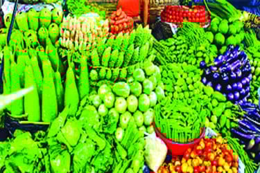 উত্তাপ কমছে সবজিতে