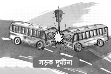 হাওড় দেখতে গিয়ে সড়কে মৃত্যু মা-মেয়ের