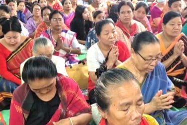 খাগড়াছড়ির কল্যাণপুর বৌদ্ধ বিহারে কঠিন চীবর দানোৎসব