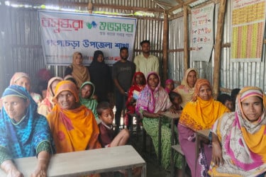 গঙ্গাচড়ায়  বাল্যবিবাহ প্রতিরোধে বসুন্ধরা শুভসংঘের সচেতনতা সমাবেশ
