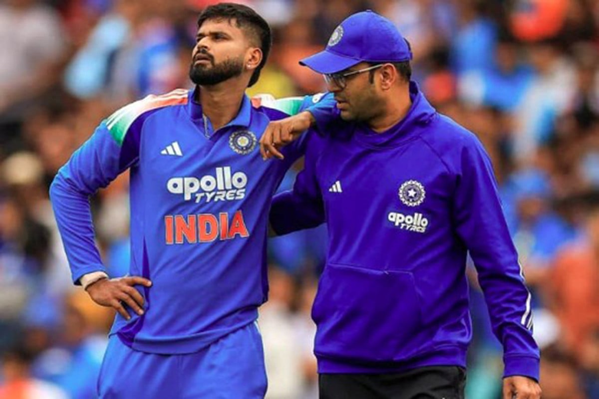 চোটের কারণে তিন সপ্তাহের জন্য মাঠের বাইরে শ্রেয়াস