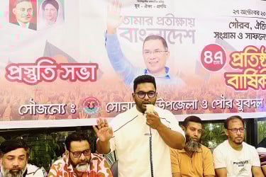 ‘যুবদল গণমানুষের অধিকার রক্ষার সংগ্রামে রাজপথে ছিল, থাকবে’