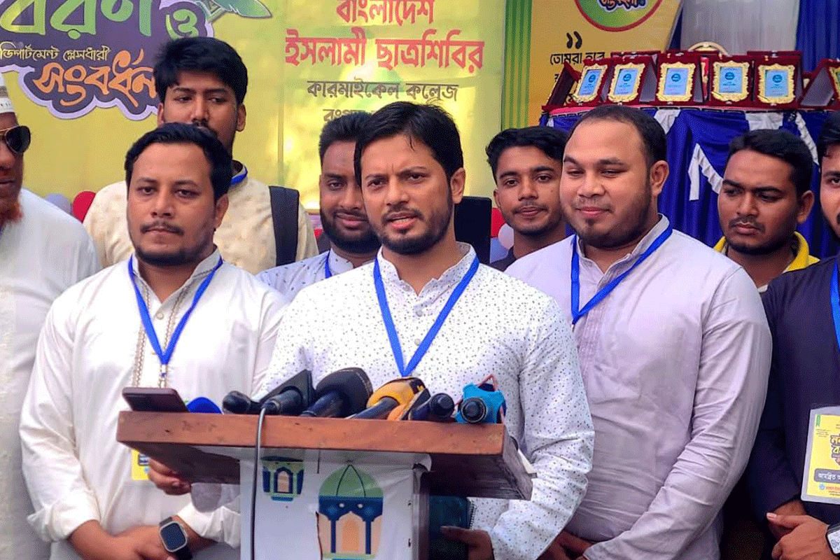 নির্বাচনের জন্য আরও ভালো পরিবেশ প্রয়োজন: শিবির সভাপতি