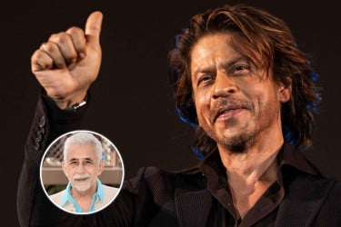 শাহরুখকে ‘একঘেয়ে অভিনেতা’ বললেন নাসিরুদ্দিন