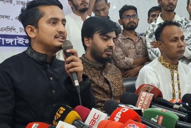 শাপলা প্রতীক নিয়েই নির্বাচনে অংশ নেবে এনসিপি : সারজিস