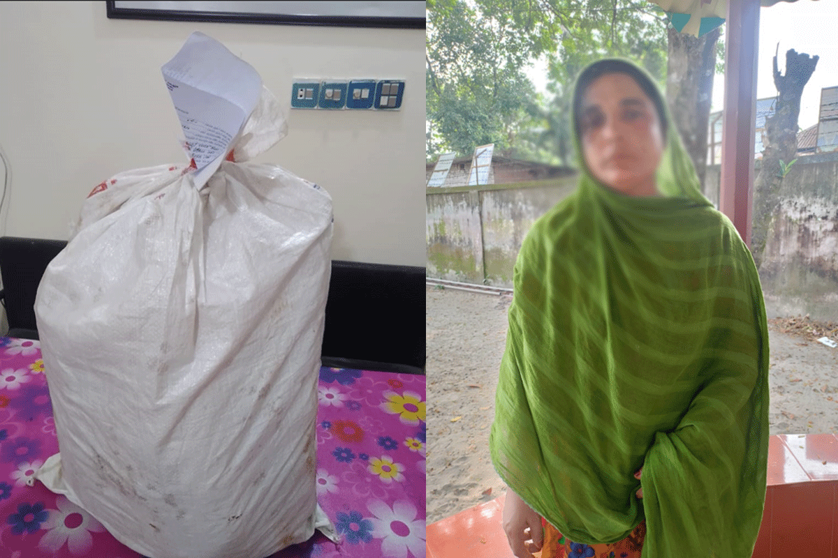গাইবান্ধায় ১৫ কেজি গাঁজা উদ্ধার, মাদককারবারি গ্রেপ্তার