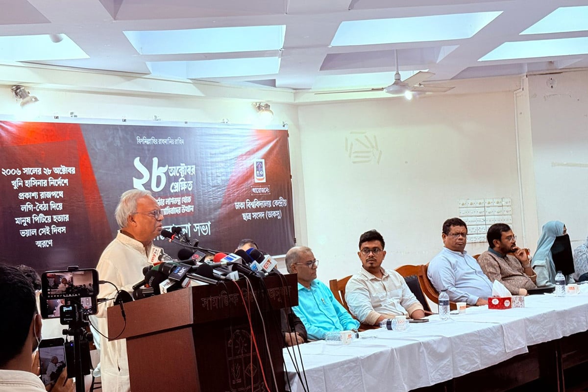 হাসিনার ফ্যাসিবাদী যাত্রা শুরু হয় ২৮ অক্টোবরের রক্তাক্ত তাণ্ডব দিয়ে : রিজভী