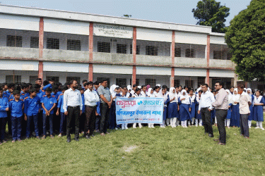 মনিরামপুরে বসুন্ধরা শুভসংঘের উদ্যোগে শিক্ষার্থীদের স্বাস্থ্য সচেতনতা বিষয়ক আলোচনা সভা