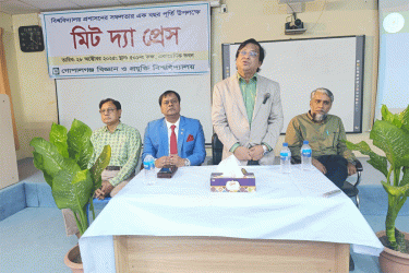 জবাবদিহিতা নিশ্চিতে গণমাধ্যমের সঙ্গে মতবিনিময় করলেন গোবিপ্রবি উপাচার্য