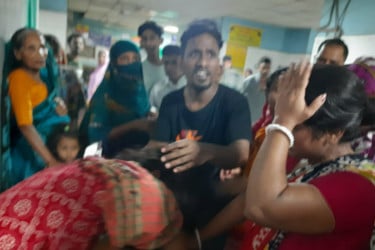 রাজধানীতে ছয়তলা ভবনের ছাদ থেকে পড়ে শিশুর মৃত্যু