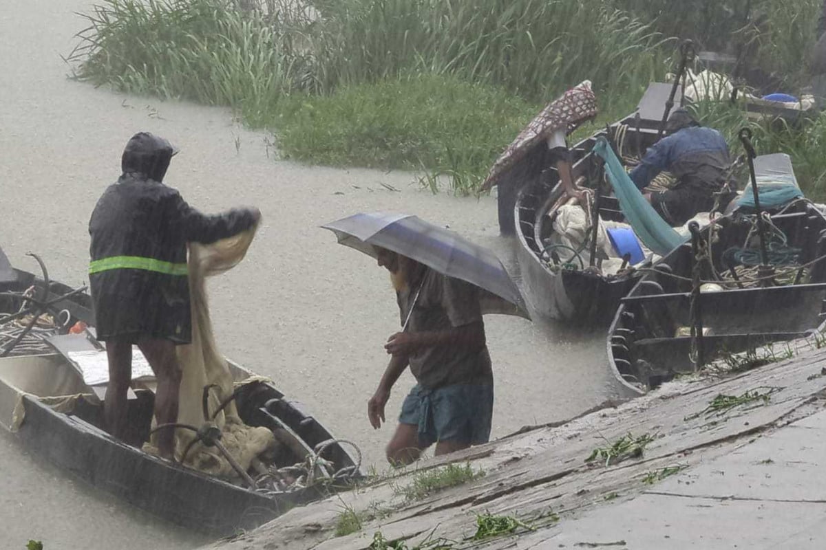 হালদায় ভেসে উঠল ২০ কেজি ওজনের কাতলা