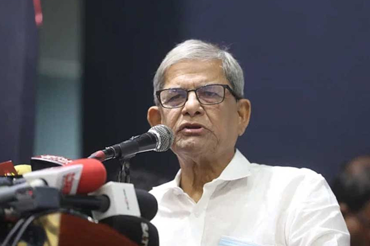 জুলাই সনদ বাস্তবায়নে সুপারিশ একপেশে : মির্জা ফখরুল
